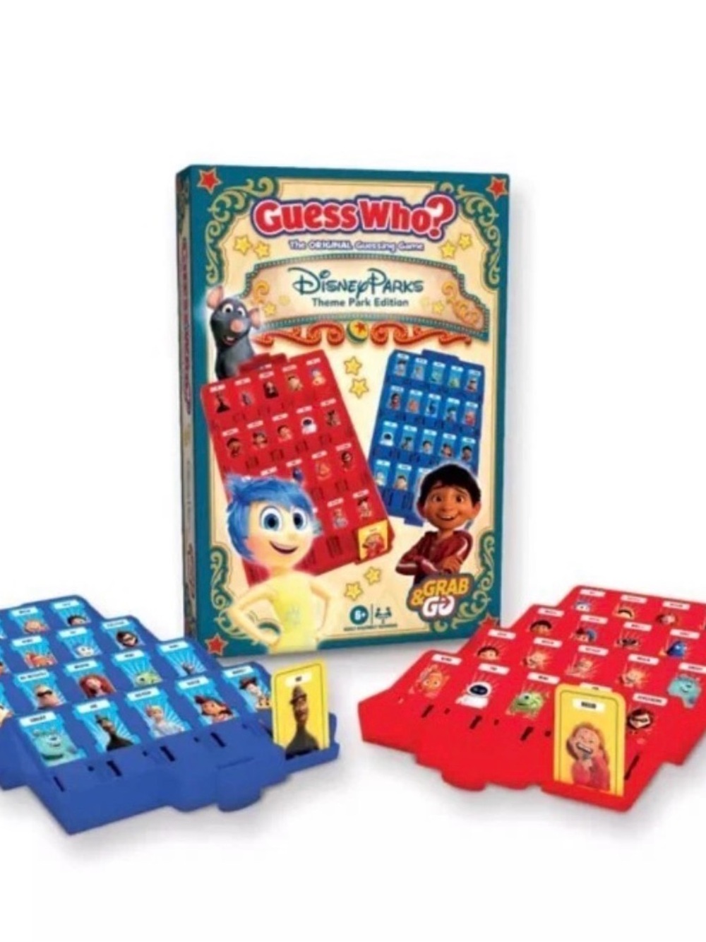 Guess Who? Disney Theme Park Edition - Blue & Red Grab and Go travel version